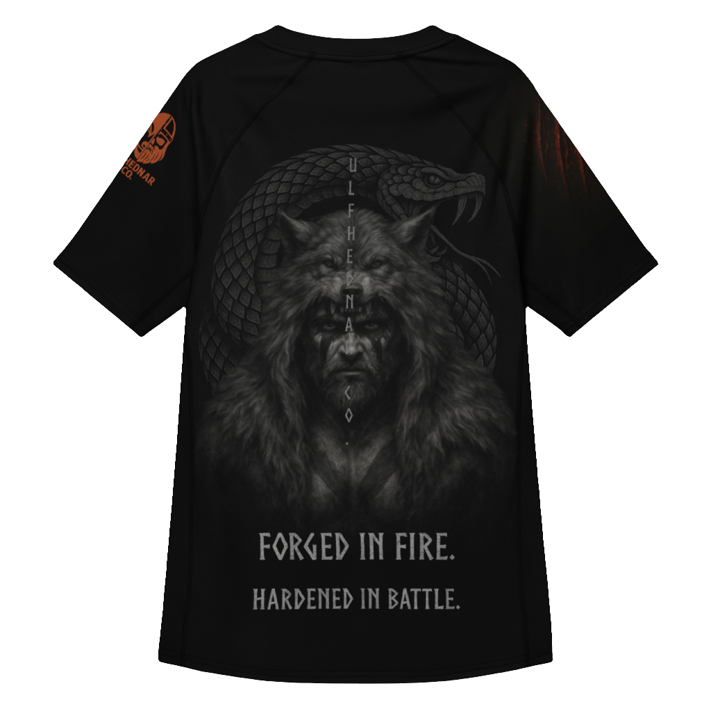 Wolf Cult | Ulfhednar Co. BJJ/MMA Rash Guard - Short sleeve