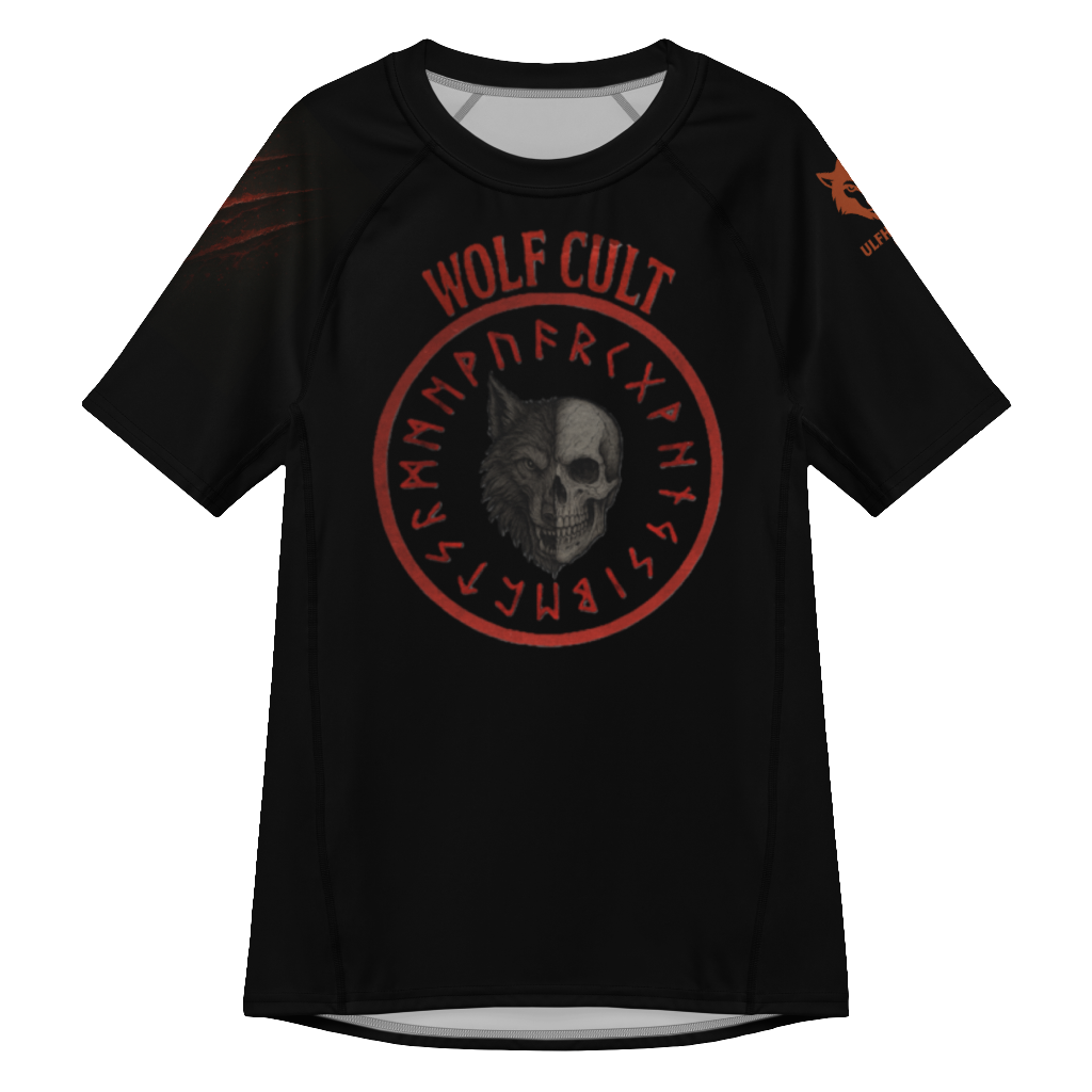 Wolf Cult | Ulfhednar Co. BJJ/MMA Rash Guard - Short sleeve