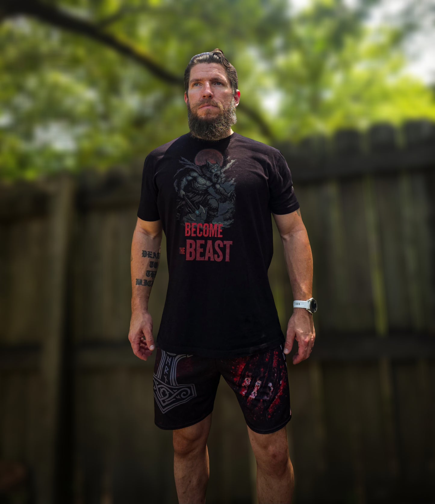 BECOME THE BEAST – Premium Warrior Tee