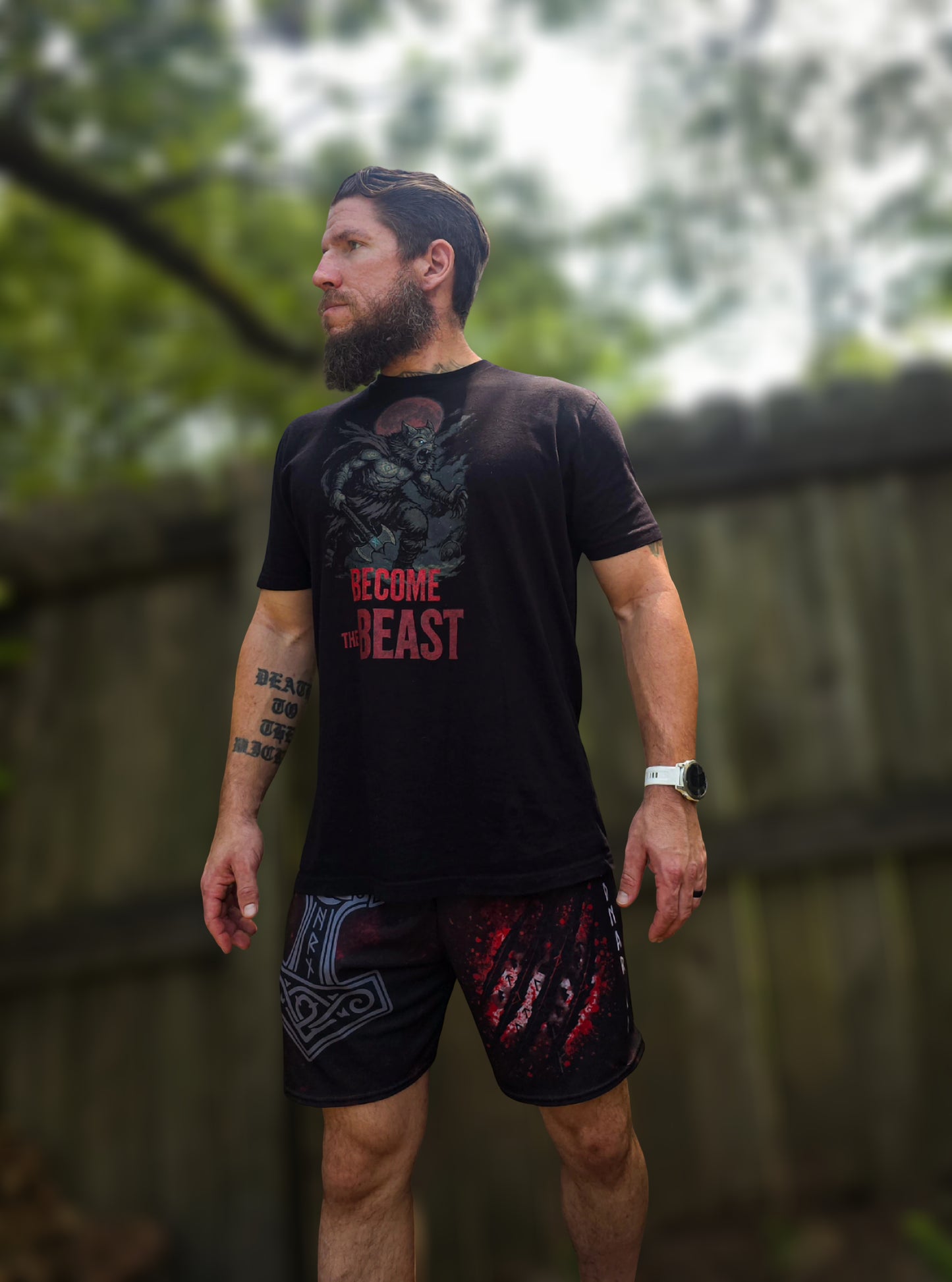 BECOME THE BEAST – Premium Warrior Tee